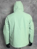 2024 Brazil Light Green Thin Style Windbreaker T09(连帽）
