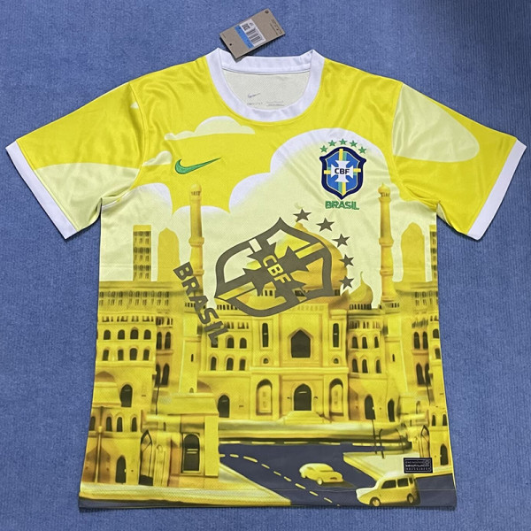 24/25 Brazil Yellow City Edition Fans Soccer Jersey