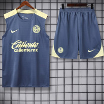 24/25 Club America Grey Tank top and shorts suit