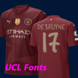 24/25 Man City Third 1:1 Fans Soccer Jersey