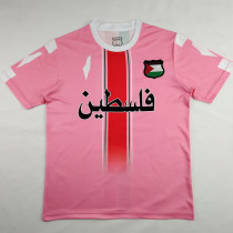 24/25 Palestine Pink Arabic  Fans Soccer Jersey