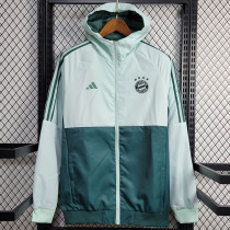24/25 Bayern Green Hooded Windbreaker