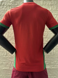 2024 Morocco Home  Player Version Soccer Jersey