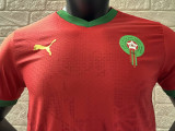 2024 Morocco Home  Player Version Soccer Jersey