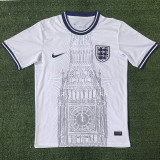 24/25 England White Pattern Fans Soccer Jersey