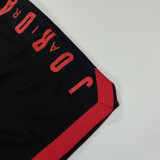 24/25 New JORDAN Black Quarter shorts(飞人、红标\边）