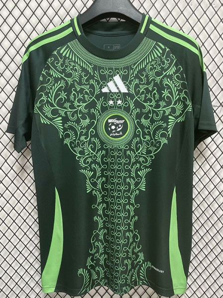 24/25 Algeria Away Fans Soccer Jersey(With stars)\(带两星）
