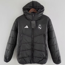 24/25 RMA Black Hooded Cotton Coat连帽棉衣