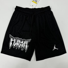 24/25 N48 JOR Black Breathable Sports  shorts(带孔、前带图标)