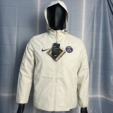 24/25 PSG White Assault  Hooded Windbreaker (Y21连帽冲锋衣）