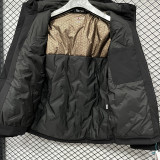 24/25 PSG Black Thickened Assault  Hooded Windbreaker (A805加厚冲锋衣）