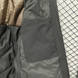 24/25 PSG Black Thickened Assault  Hooded Windbreaker (A805加厚冲锋衣）