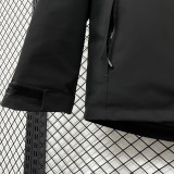 24/25 PSG Black Thickened Assault  Hooded Windbreaker (A805加厚冲锋衣）