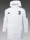 24/25 JUV White Hooded Cotton Coat 连帽棉衣