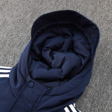 24/25 Germany Royal Blue Hooded Cotton Coat 连帽棉衣