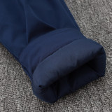 24/25 Germany Royal Blue Hooded Cotton Coat 连帽棉衣