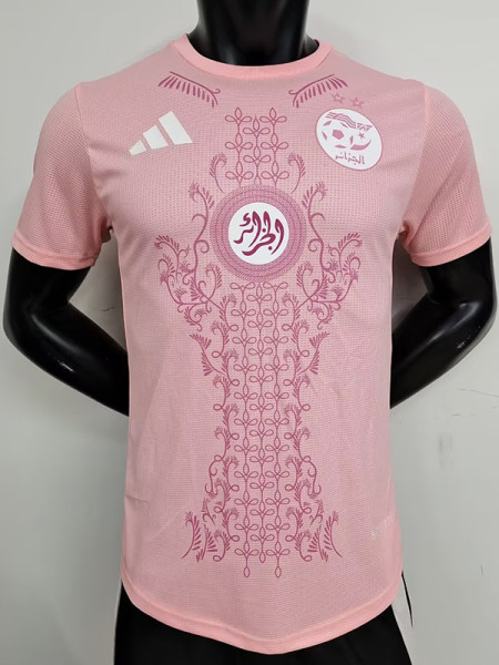 24/25 Algeria Light Pink Special Edition  Player Version Soccer JerseyA36