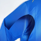 2006 Italy Home Long Sleeve Retro Soccer Jersey