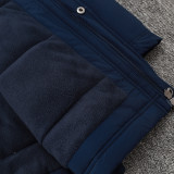 24/25 G263 Royal Blue Hooded Cotton Coat 宝蓝