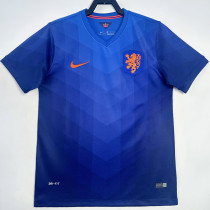 2004 Netherlands Away Blue Retro Soccer Jersey