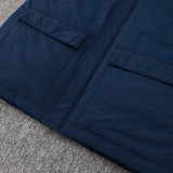 24/25 ACM Royal Blue Hooded Cotton Coat G257金色队标