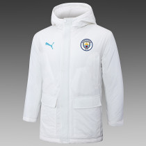 24/25 Man City White Hooded Cotton Coat G241兰色彪马标