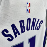 22/23 KINGS SABONIS #11 White Home Top Quality Hot Pressing Retro NBA Jersey