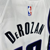 23/24 Kings DeROZAN #10 White Home Top Quality Hot Pressing NBA Jersey