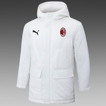 24/25 ACM White Hooded Cotton Coat G256红色队标