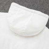 24/25 ACM White Hooded Cotton Coat G255金色队标