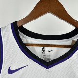 23/24 KINGS SABONIS #11 Whit Home Top Quality Hot Pressing  NBA Jersey
