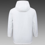 24/25 ACM White Hooded Cotton Coat G255金色队标