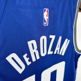 23/24 Kings DeROZAN #10 Blue city Edition Top Quality Hot Pressing NBA Jersey