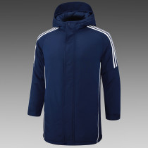 24/25 G229 Royal Blue Hooded Cotton Coat