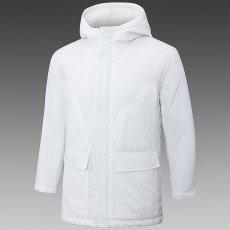 24/25 G262 White Hooded Cotton Coat 白色