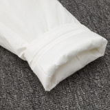 24/25 ACM White Hooded Cotton Coat G255金色队标