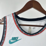 24/25 Grizzlies MORANT #12 White Retro Top Quality Hot Pressing NBA Jersey