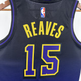 24/25 LAKERS REAVES#15 Royal Blue City Edition Top Quality Hot Pressing NBA Jersey