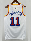 24/25 WARRIORS THOMPSON # 11 White Retro Top Quality Hot Pressing NBA Jersey