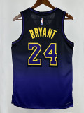 24/25 LAKERS BRYANT#24 Royal Blue City Edition Top Quality Hot Pressing NBA Jersey