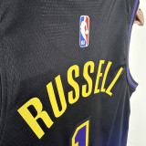 24/25 LAKERS BUSSELL#1 Royal Blue City Edition Top Quality Hot Pressing NBA Jersey