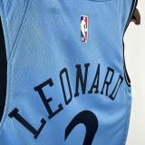 24/25 Clippers LEONARD # 2 City Edition Top Quality Hot Pressing NBA Jersey
