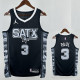 22/23 Sa Spurs PAUL #3 Black Flying Man EditionTop Quality Hot Pressing NBA Jersey飞人