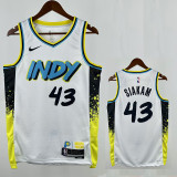 24/25 Indiana Pacers SIAKAM #43 City Editiao Top Quality Hot Pressing NBA Jersey