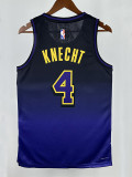 24/25 LAKERS KNEGHT#4 City Edition Top Quality Hot Pressing NBA Jersey
