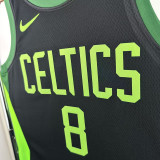 24/25 CELTICS PORZINGIS # 8 City Edition Top Quality Hot Pressing Retro NBA Jersey