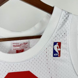 03/04 76ERS IVERSON  # 3 Red White MN Top Quality Hot Pressing Retro NBA Jersey