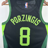 24/25 CELTICS PORZINGIS # 8 City Edition Top Quality Hot Pressing Retro NBA Jersey