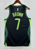 24/25 CELTICS BROWN #7 City Edition Top Quality Hot Pressing Retro NBA Jersey