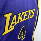 22/23 LAKERS KNEGHT#4 Blue Flying Edition Top Quality Hot Pressing NBA Jersey飞人